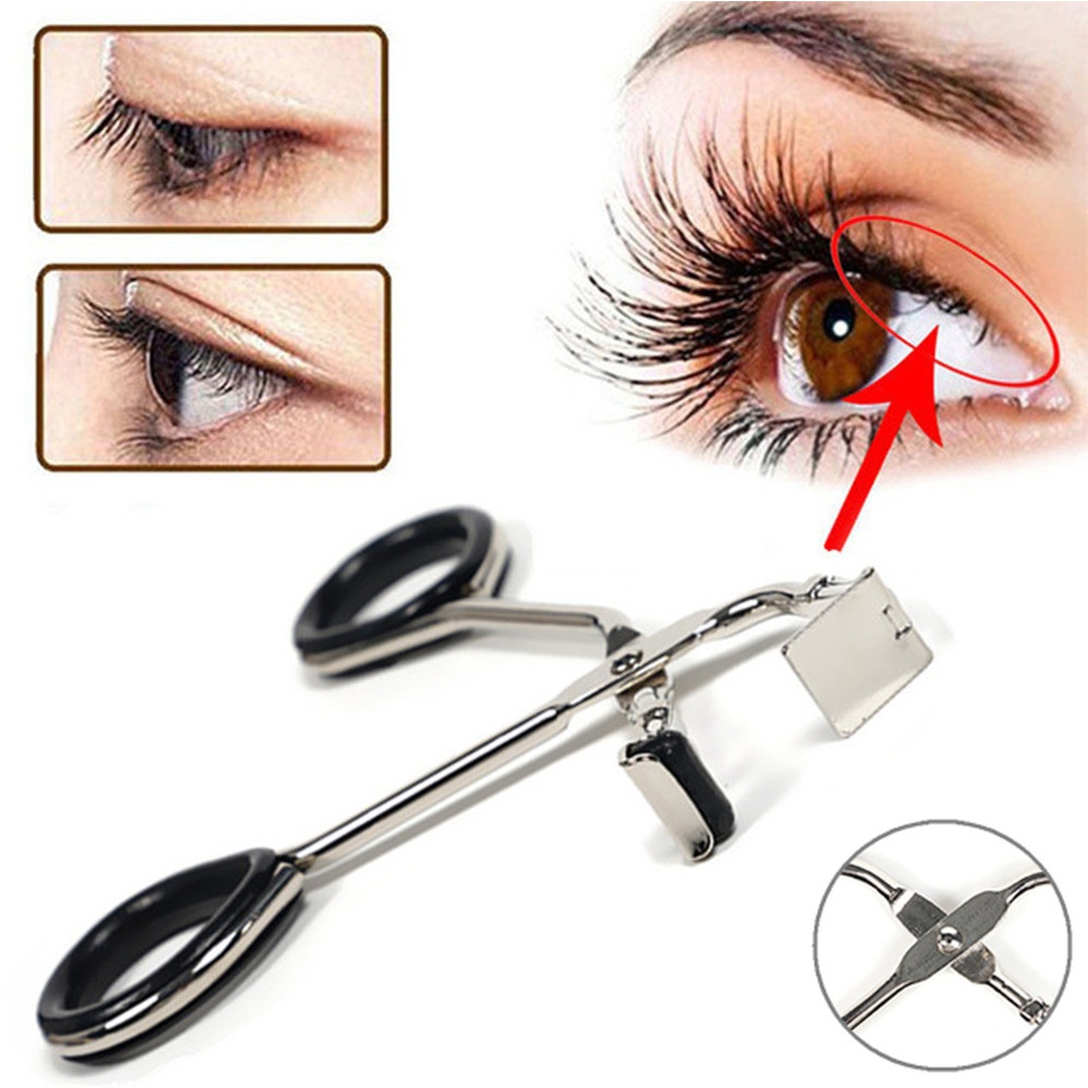 Joernso Natural Handle Makeup Tools Curling Eyelash Clip Women Big Eye Curler Tweezer